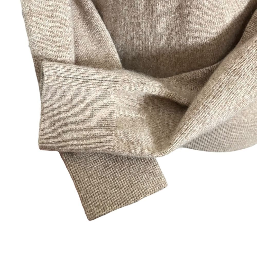 Quince Mongolian Cashmere Crewneck Sweater Women's Small Oatmeal Classic Work - Picture 7 of 9